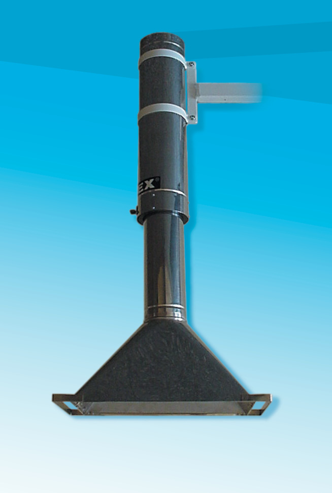 laboratorium - telescopische bronafzuiging voor hete schadelijke stoffen