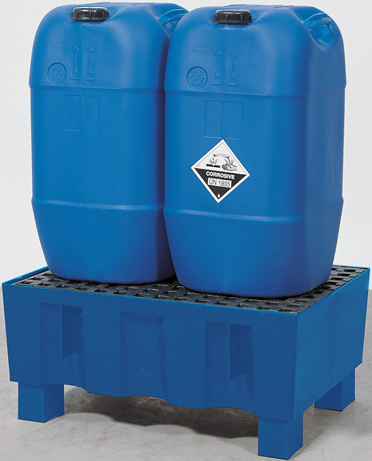 Opvangbak met sokkelvoeten