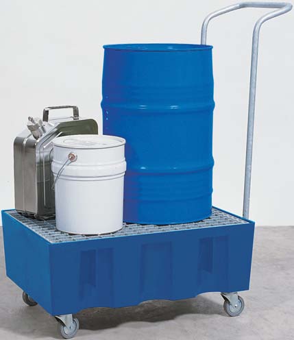 F. opvangbakken (opvangcapaciteit 70 l) V** 2 vaten (verrijdbaar)