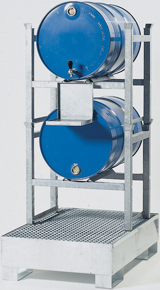 opvangcapaciteit 225 liter - volume 2 x 60 ltr. of 2 x 200 ltr.