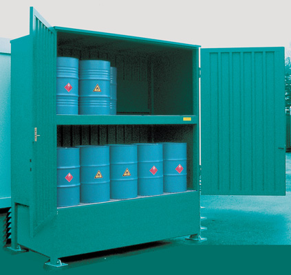 E. systeemcontainers met 2 draaideuren