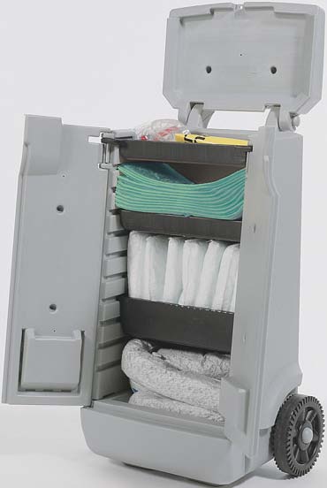 Asecos. - In transportwagens - universeel/olie/speciaal