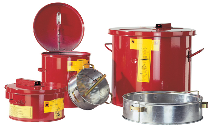 E. dompelkannen - staal/roestvast staal