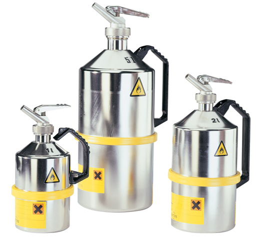 E. doseer- en transportkannen - roestvast staal - ADR