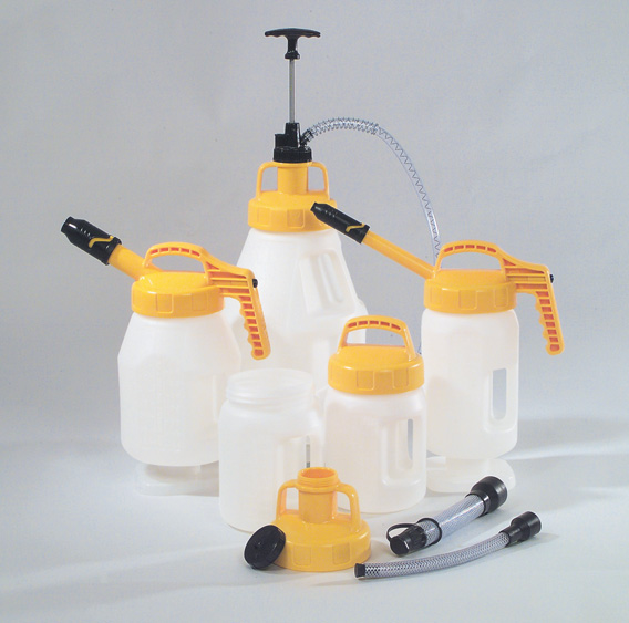 D. oliekannen - polyethyleen