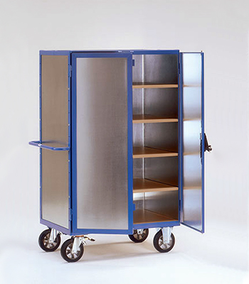 Etagewagen 750 kg met verzinkte staalplaat