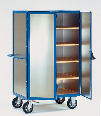 Etagewagen 750 kg met aluminium plaat