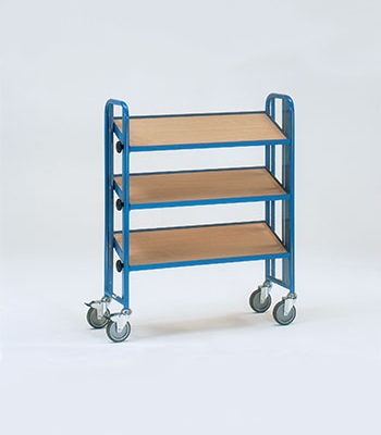 Bakkenwagen met 3 etages