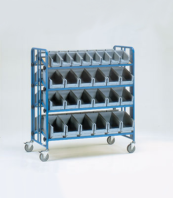 Bakkenwagen met 4 etages