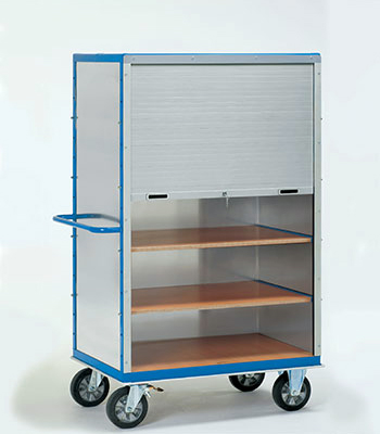 Etagewagen 750 kg met jalouzie deuren