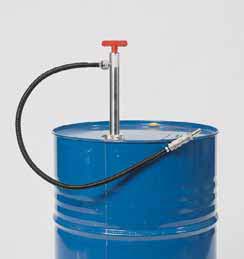 Roestvast stalen vatpompen met PTFE slang en kogelkraan