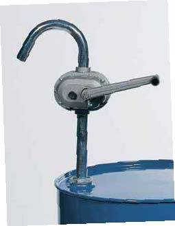 Hand-rotatiepomp van aluminium