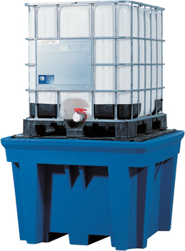 O. IBC/multibox-Station voor opslag van &eacute;&eacute;n IBC/Multibox