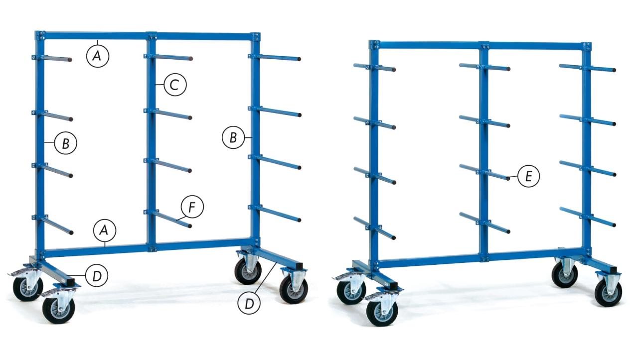 onderdelen voor de draagarmwagens