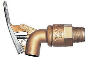 H. Fijndoseerkraan van zinkspuitgietwerk