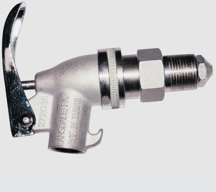 C. Roestvast stalen tapkraan