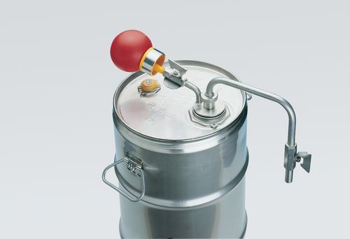 Oplosmiddelenpomp met handbediening