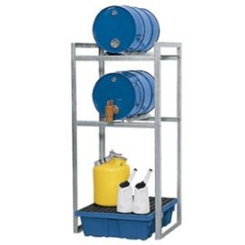 Tap- en opslagstation voor 2 vaten van 60 liter