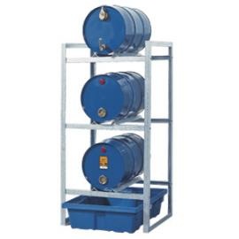 Tap- en opslagstation voor 3 vaten van 60 liter