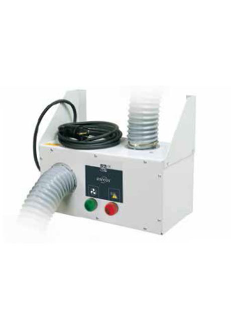 Ventilatie-unit voor bevestiging op de muur met flowbewaking