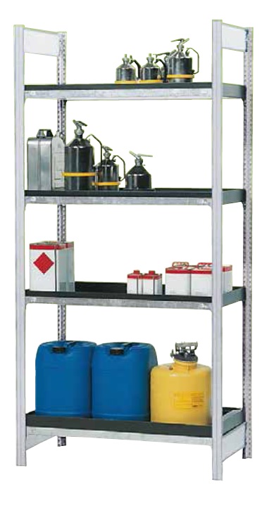 1055 x 645 x 2200 met 4 PE-opvanglegborden