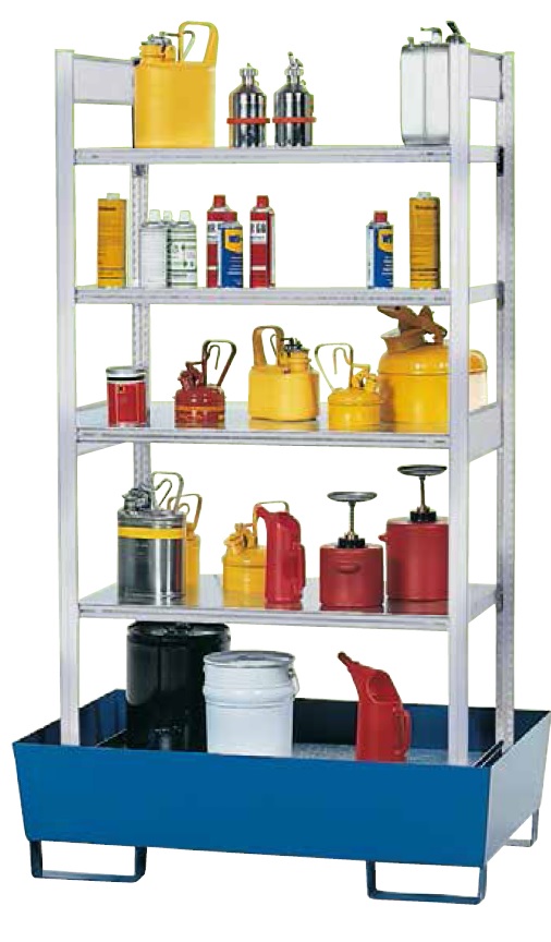 opvangcapaciteit 225 liter - 2062 x 645 x 2100 met 8 legborden/ 8 roosters