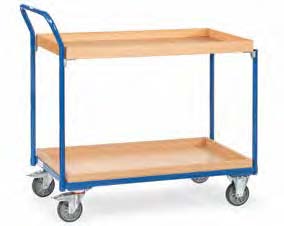 Fetra tafelwagen met legborden