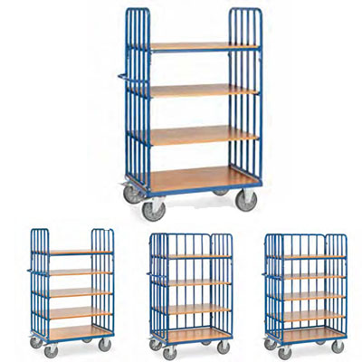 Fetra etagewagens met zijwanden