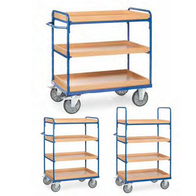 Fetra etagewagen met legborden met randen