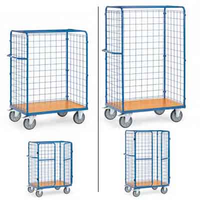 Fetra pakketwagen met gaaswand